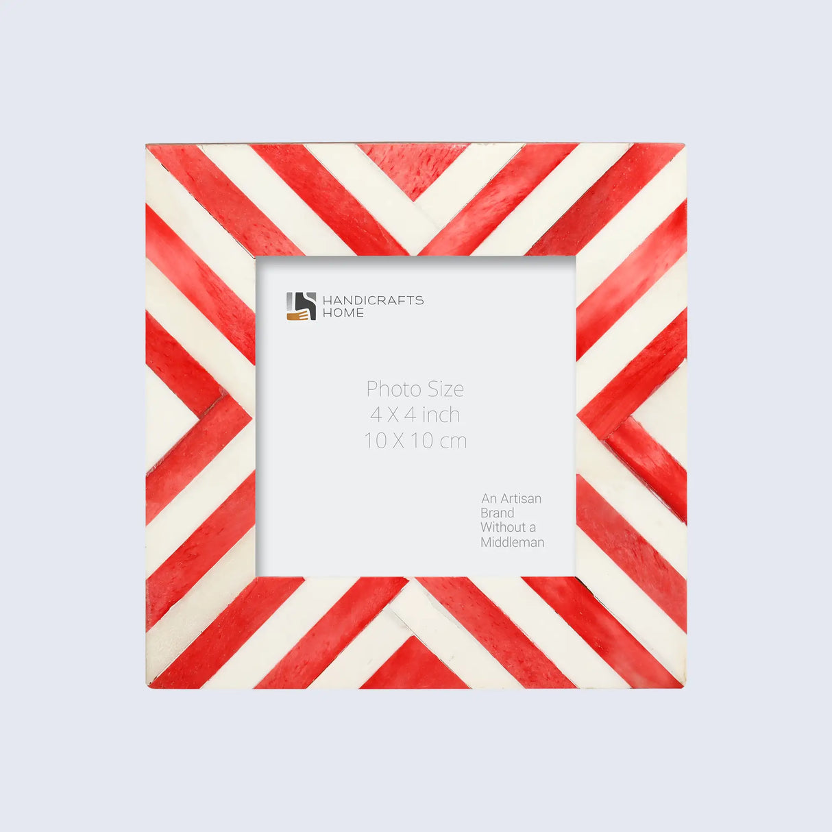 Baby Picture Frames Chevron Pattern Bone Inlay Collection in 6 Colors