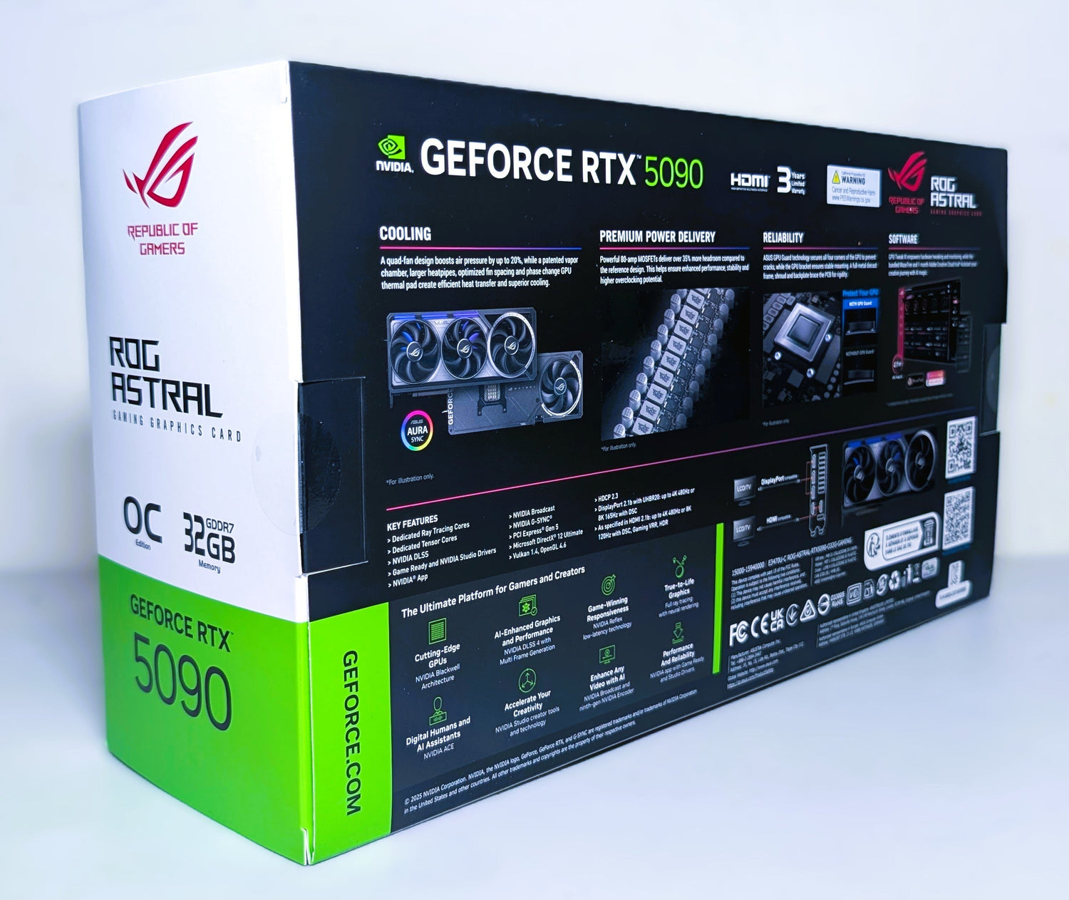ASUS ROG Astral GeForce RTX 5090 32GB GDDR7 Graphics Card