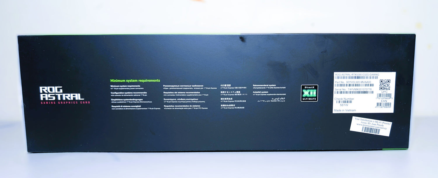 ASUS ROG Astral GeForce RTX 5090 32GB GDDR7 Graphics Card