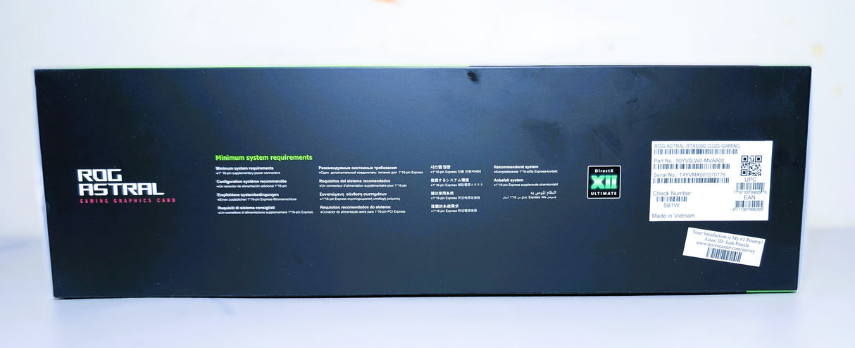 ASUS ROG Astral GeForce RTX 5090 32GB GDDR7 Graphics Card