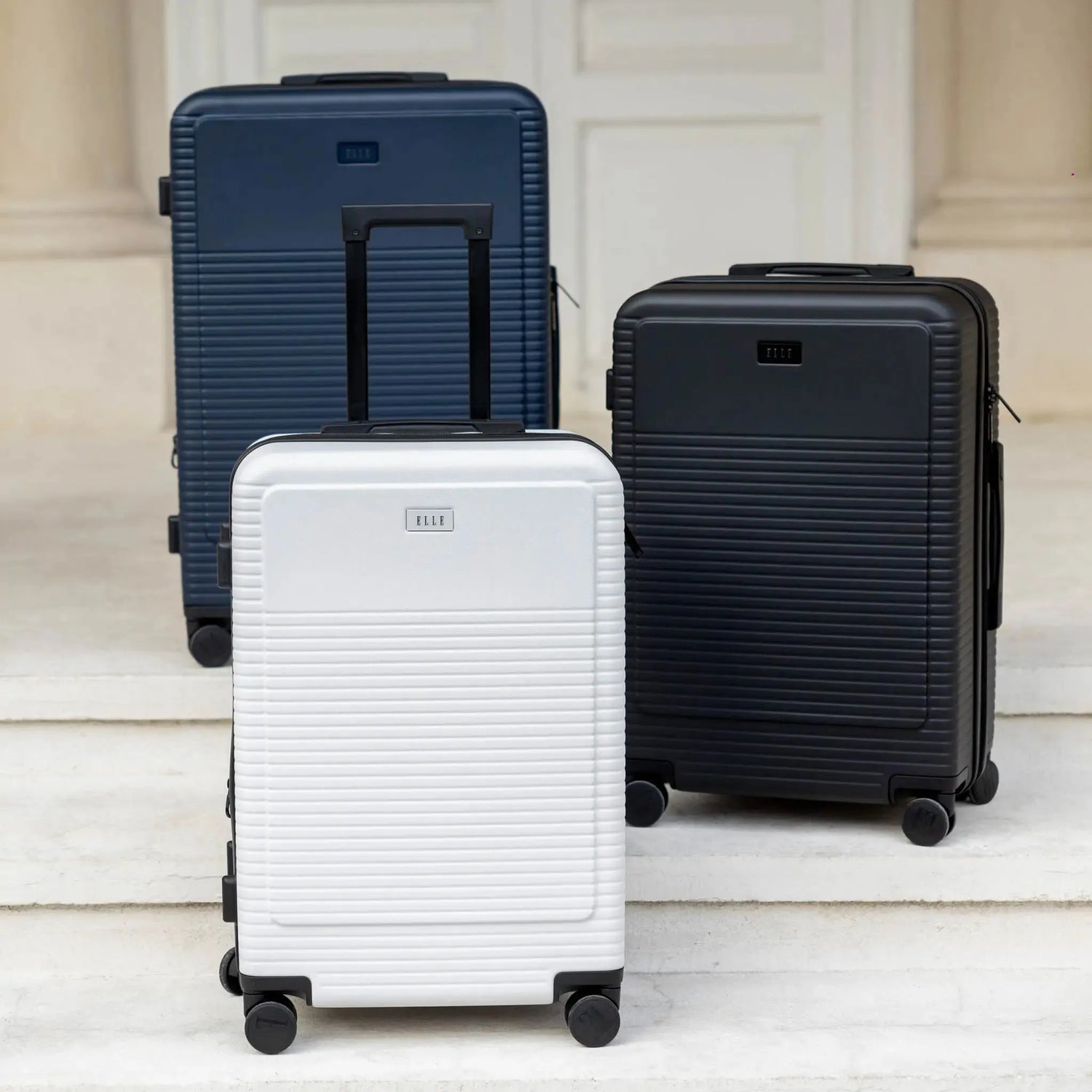 Passage 3 Piece Expandable Retro Luggage Set
