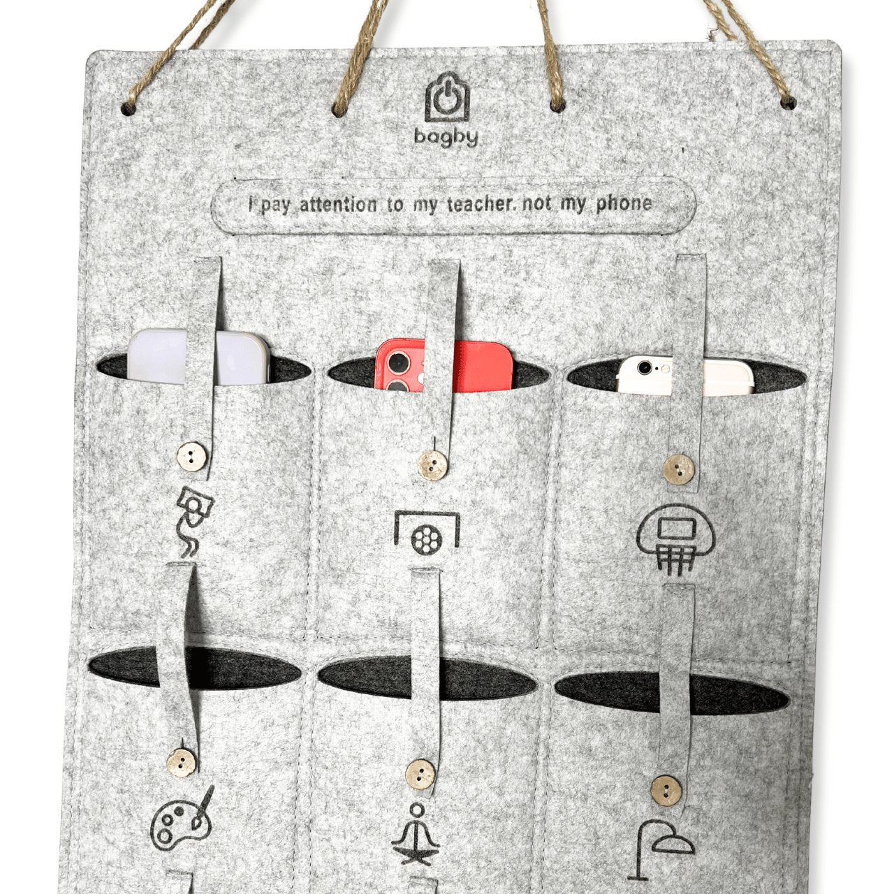 Phone Organizer For Classrooms