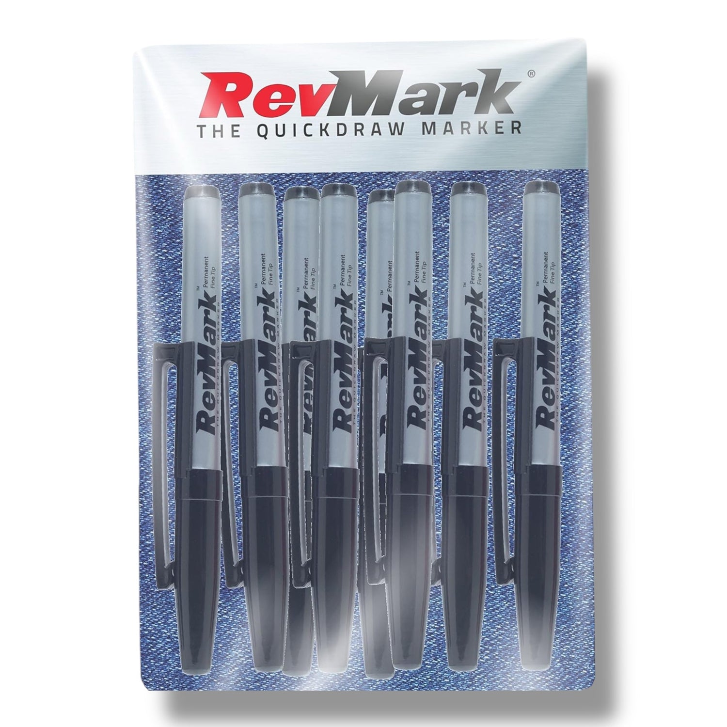 RevMark Permanent Industrial Marker - Pack of 8