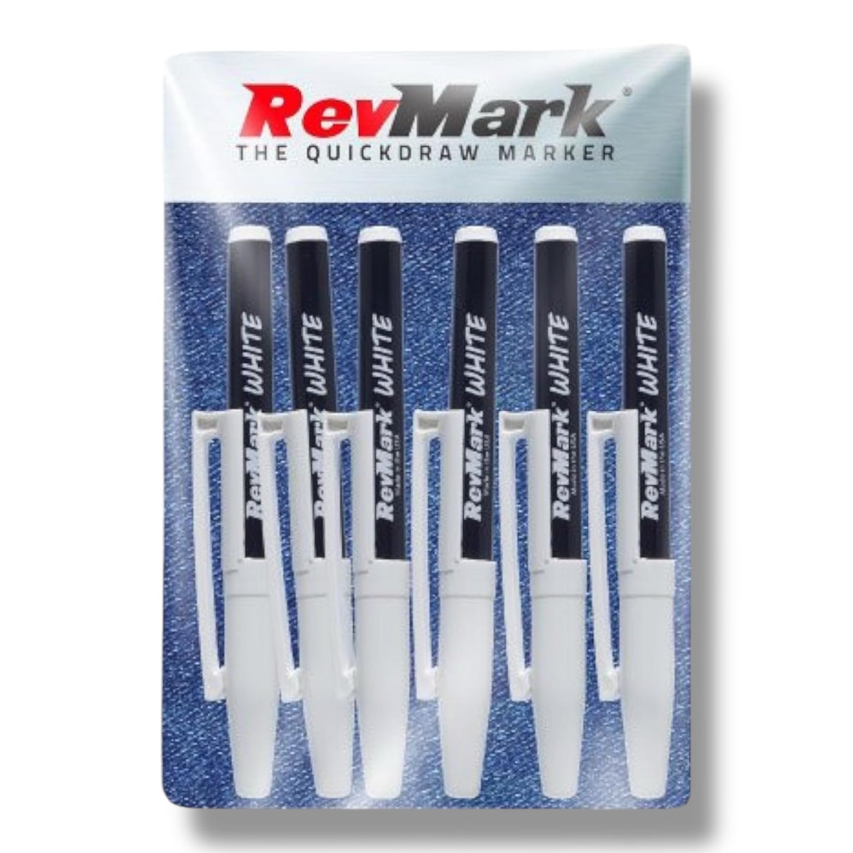 RevMark White Industrial Marker - Pack of 6