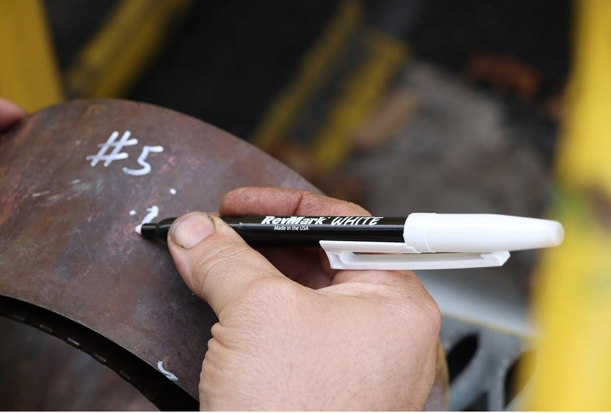 RevMark White Industrial Marker - Pack of 6