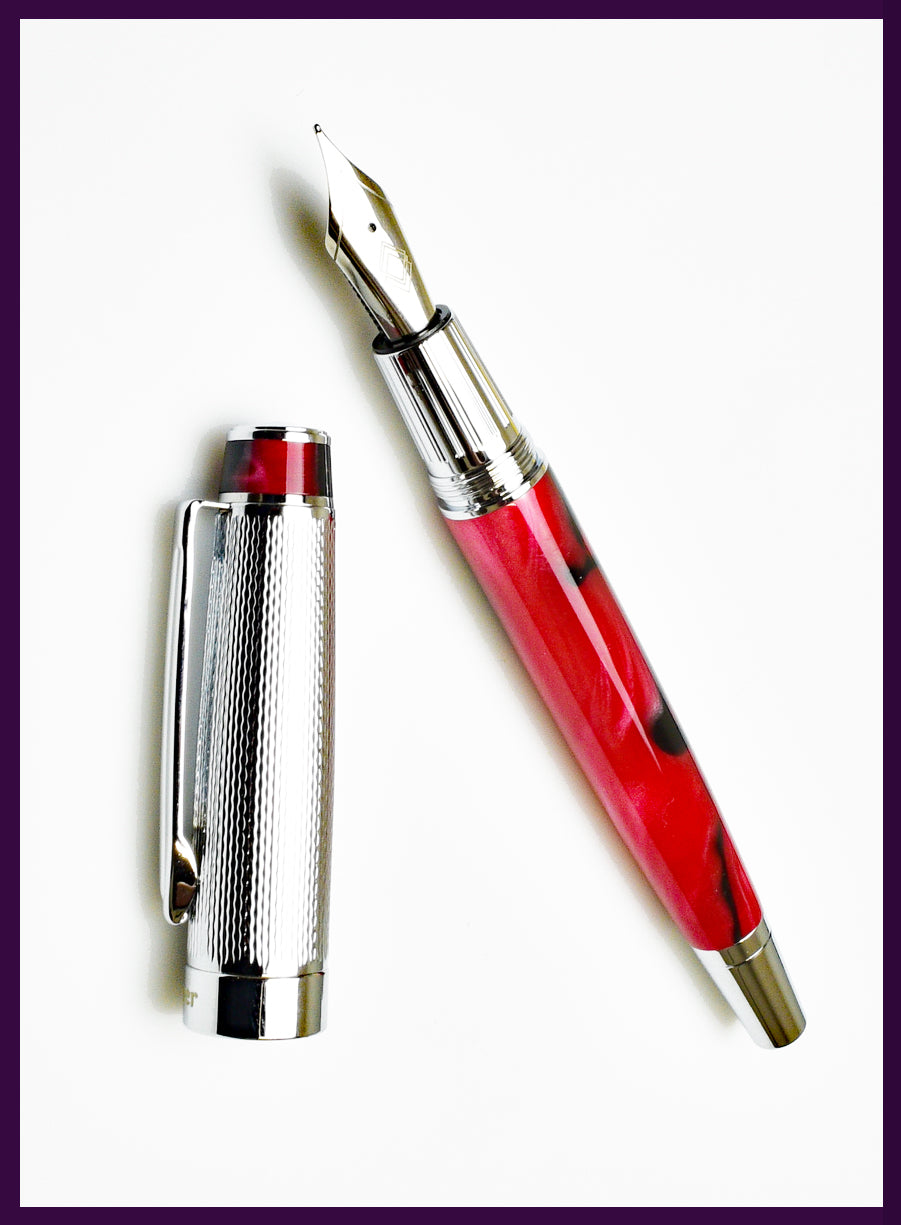 Piper Winslow Red Melon Fountain Pen