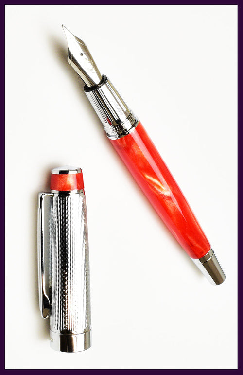 Piper Winslow Vermillion Fountain Pen