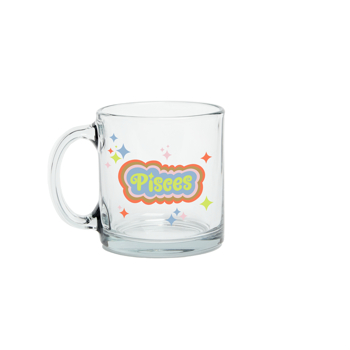 Astrology Clear Glass Mug