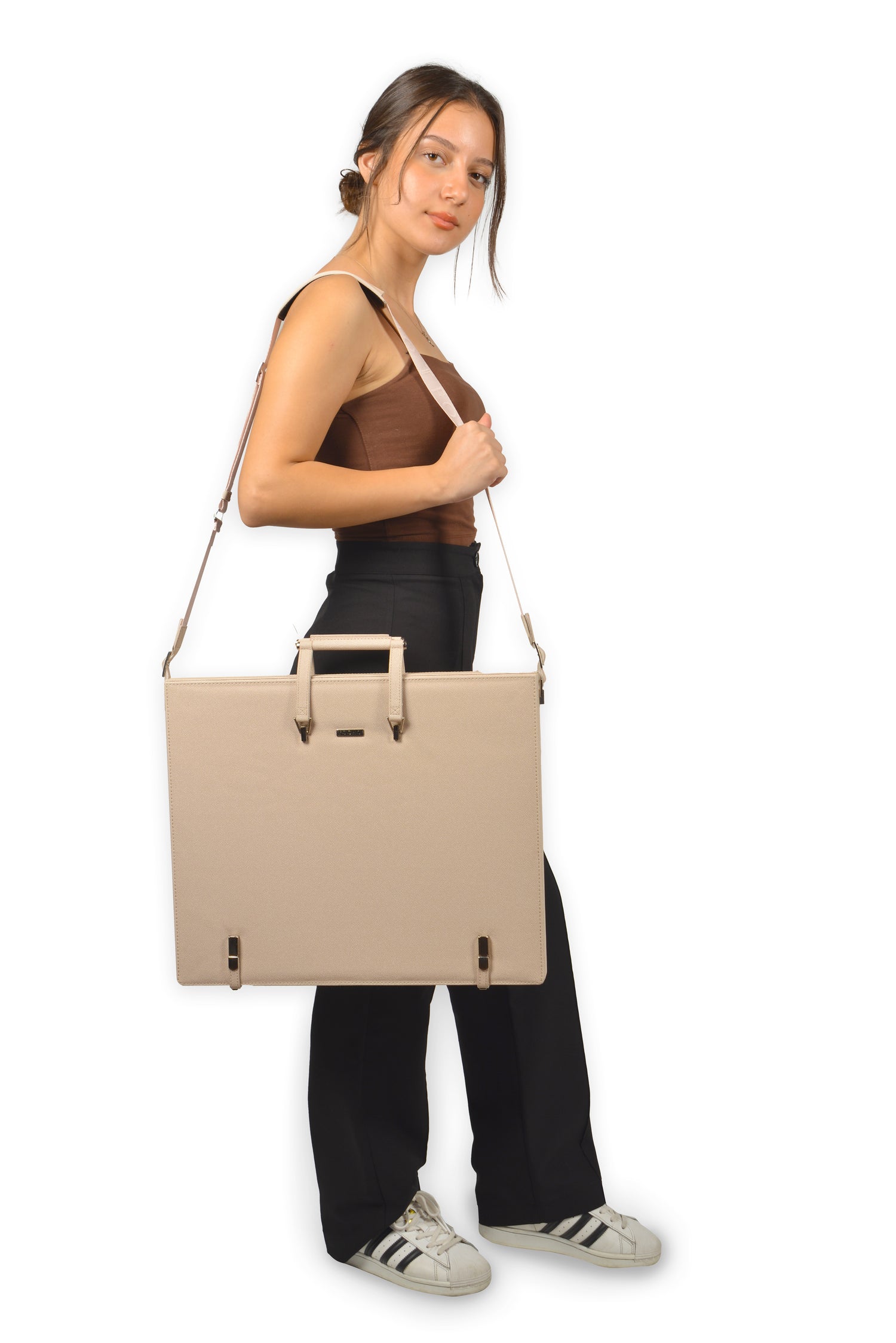 Leather Binder Leather Portfolio Gifts For Painters - Portfolio Binder- Art Supplies Organizer