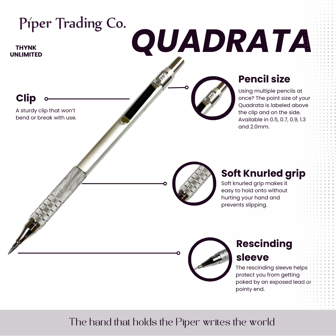Piper Quadrata Mechanical Pencils
