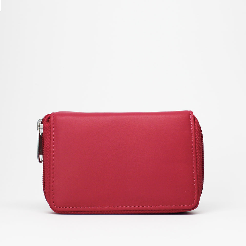 Accordion Zip Wallet - RFID Blocking