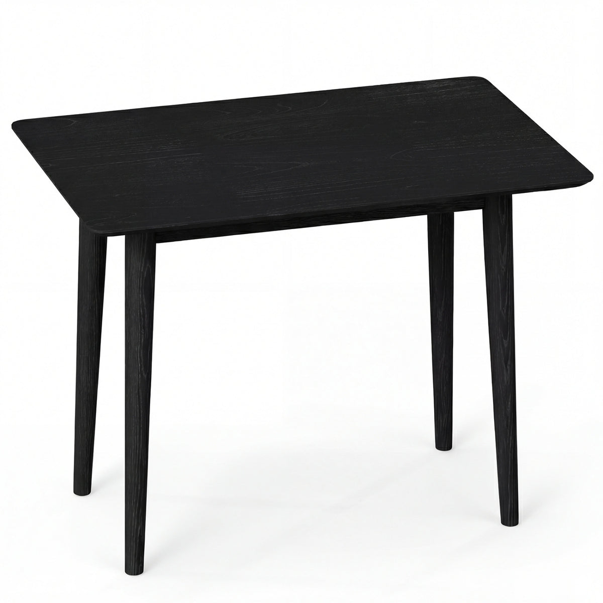Rectangular Wooden Dining Table for 2-4 34 Inch Farmhouse Solid Wood Kitchen Table