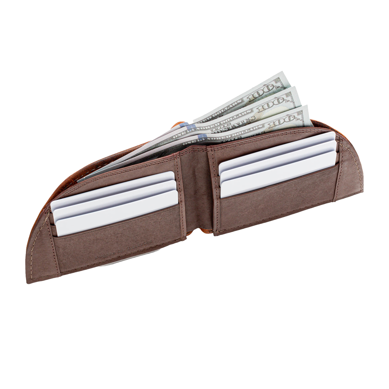 American Bison Leather Front Pocket Wallet