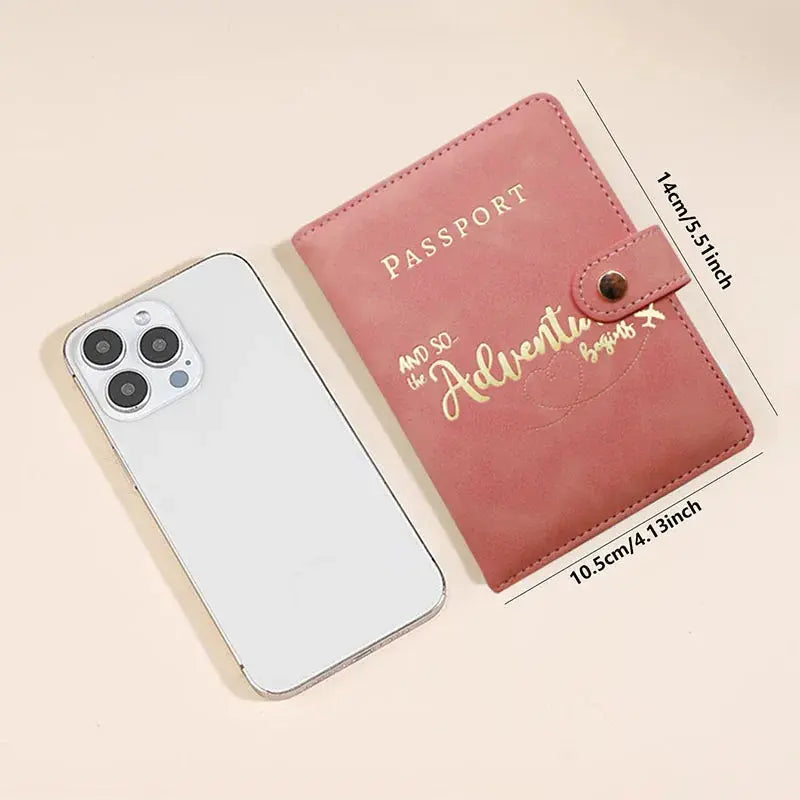 Passport Holder for Travel Personalized Passport Cover Wallet Case for Travel Accessories Passport Book Holders for Women/Men