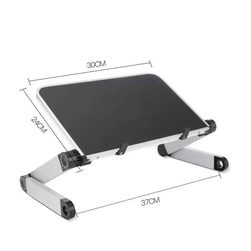 Portable Folding Holder Aluminum Alloy Laptop Stand Desk Bed Table Stand Notebook Computer Anti-Skid Bracket for 11-17 Inch