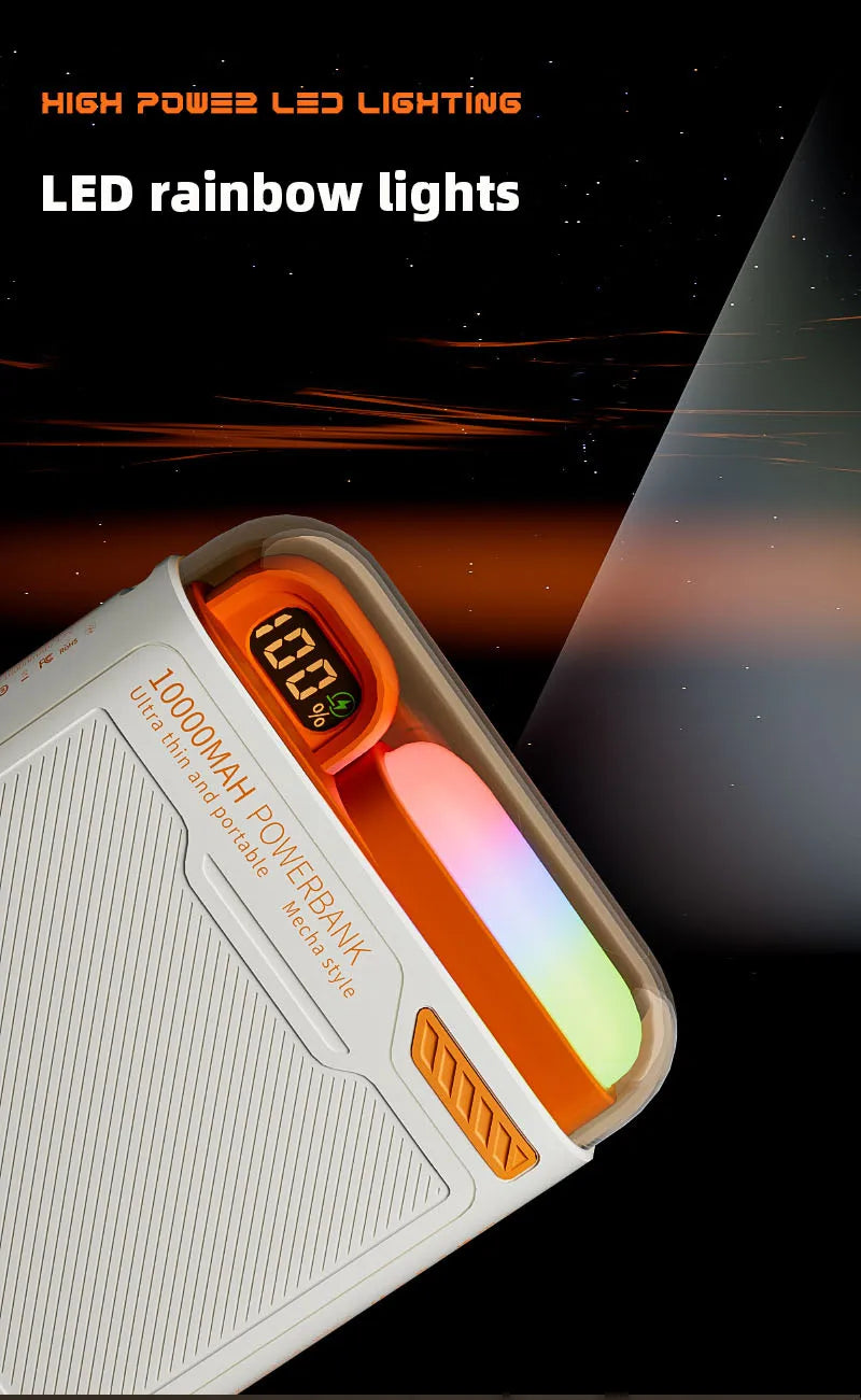 10000mAh Wireless Power Bank with Stand USB C Cable PD20W Fast Charging Magnetic External Spare Battery for IPhone Samsung Xiaom