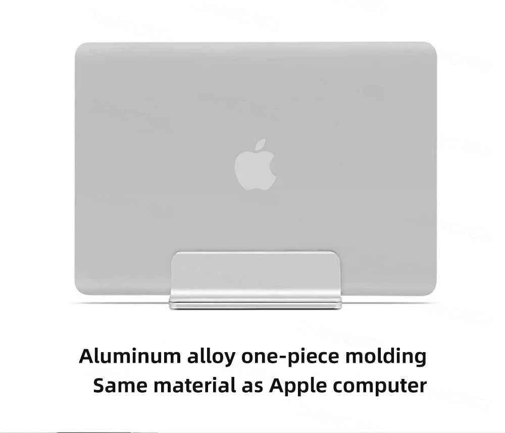 Vertical Laptop Stand Holder Foldable Aluminum Notebook Stand Laptop Tablet Stand Support For Macbook Air Pro PC 13-17 inch