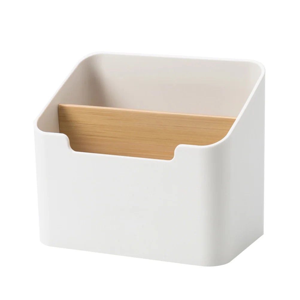 Simple Desk Office Storage Rack Desktop Pencil Remote Control Debris Stationery Household Living Room Supplies Home Organizer