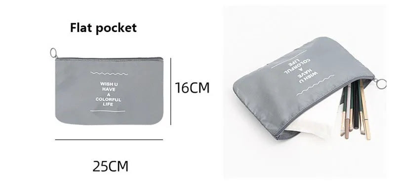 8/9/10/11 Pcs Set Travel Organizer Storage Bags Suitcase Packing Cubes Set Cases Portable Luggage Clothe Shoe Tidy Pouch Folding