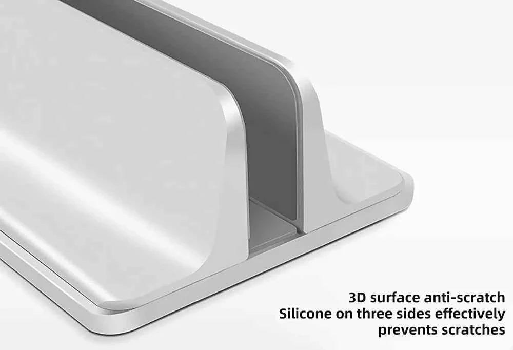 Vertical Laptop Stand Holder Foldable Aluminum Notebook Stand Laptop Tablet Stand Support For Macbook Air Pro PC 13-17 inch