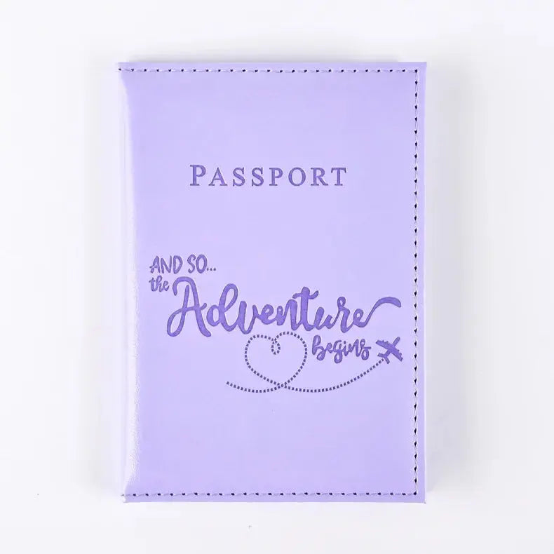 Passport Holder Wallet Cover Travel Essentials Pu Leather Card Case International Travel Accessories for Women/Men