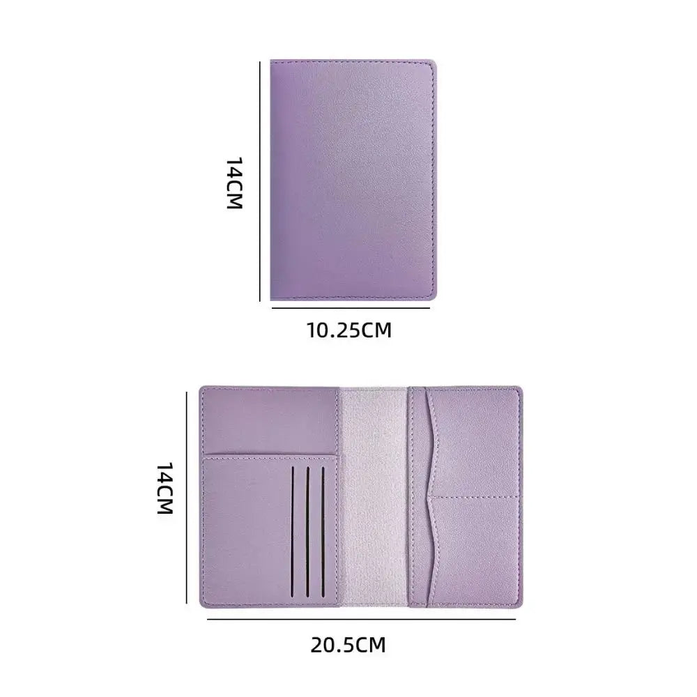Travel PU Passport Cover Multiple Card Slots Passport Bag Bussiness Ticket Holder Passport Holder Case Travel Accessories