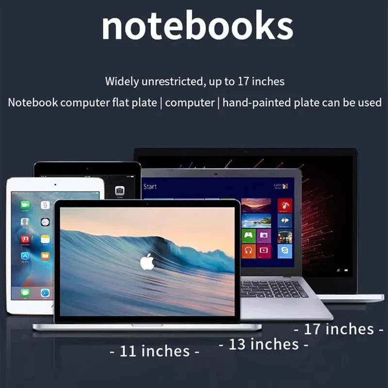 Tablet Stand Adjustable Aluminum Alloy Laptop Tablet up to 17 "Laptop Portable Folding Stand Cooling Stand Support