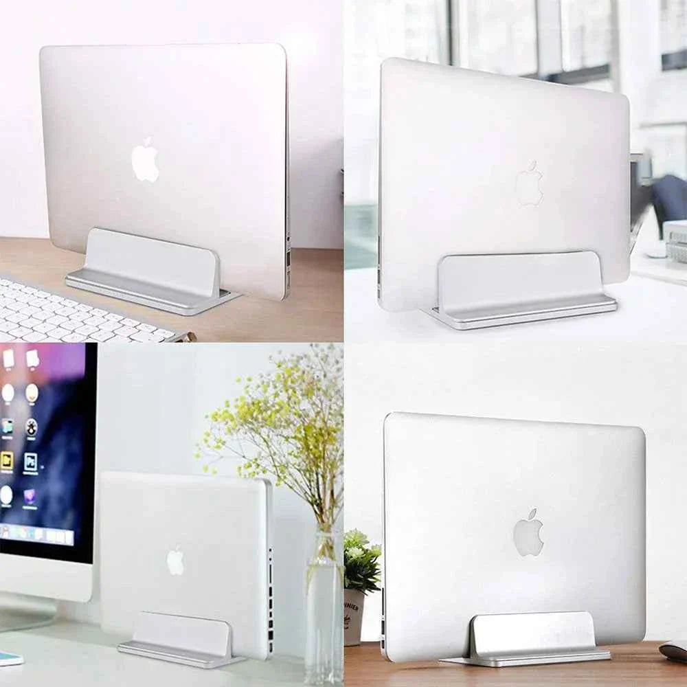 Vertical Laptop Stand For Macbook Air Pro 13 15 16 Desktop Aluminum Stand With Adjustable Dock Size For Notebook Computer Stand