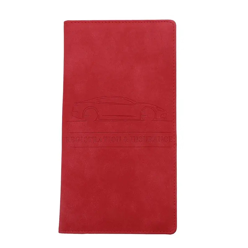 Passport Storage Folder Solid Color Car Driving Documents Credit Card Holders Purse Travel Passport Holder Driver License Bag