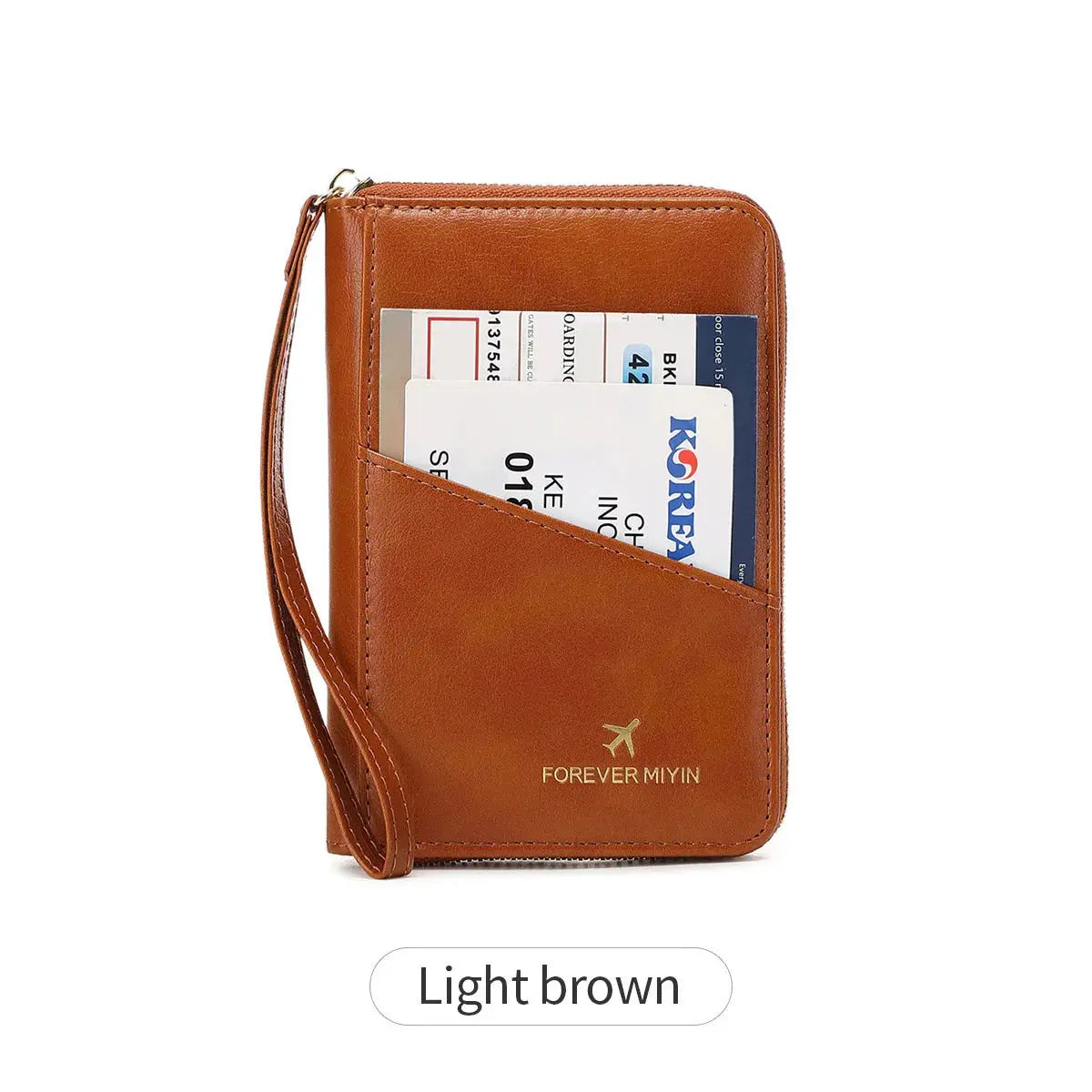 New retro passport bag for men and women RFID fashionablepassport cover multifunctionalPUleather passport clip travelaccessories
