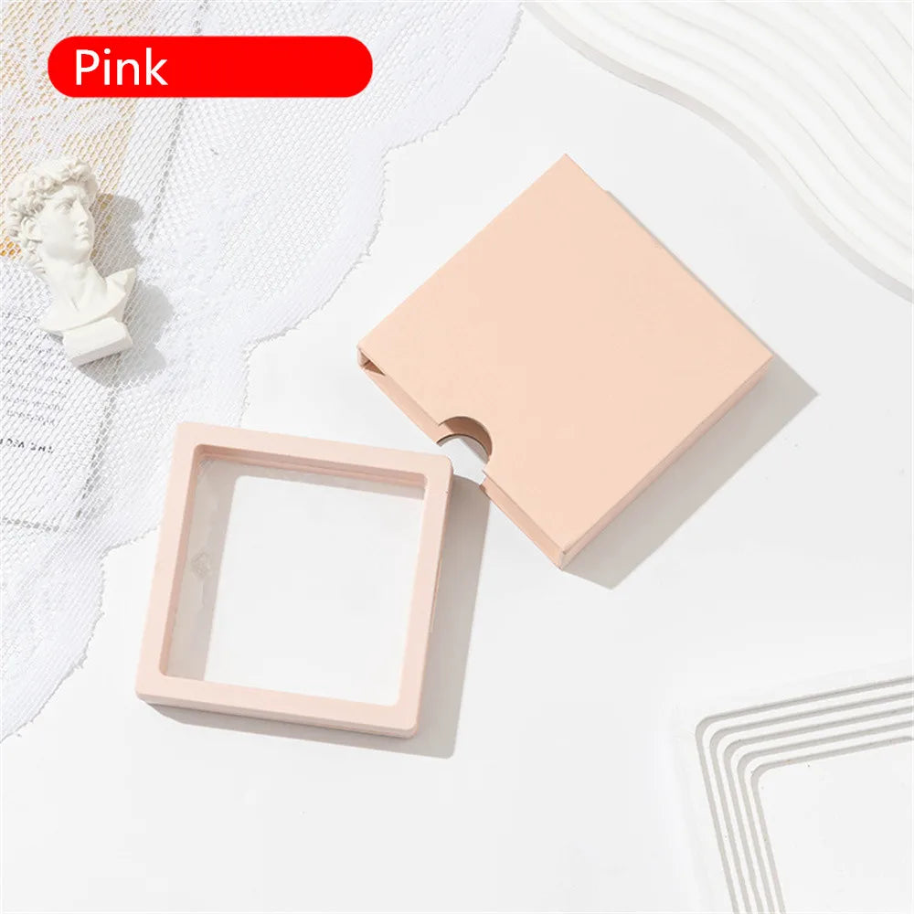 Drawer Jewelry Packaging Box Nail Earrings Necklace Ring Storage PE Film Suspension Anti-oxidation Gift Box Jewelry Box Joyero