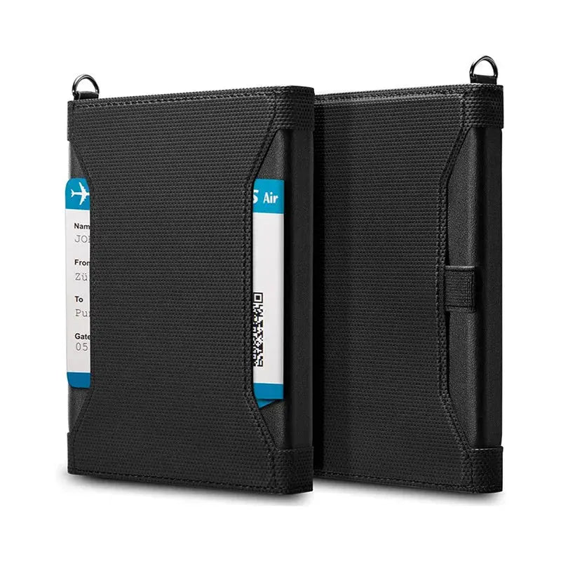 Travel Essentials RFID Blocking Passport Holder Multifunctional Large Capacity Passport Cover Gifts Business Travel Card Case