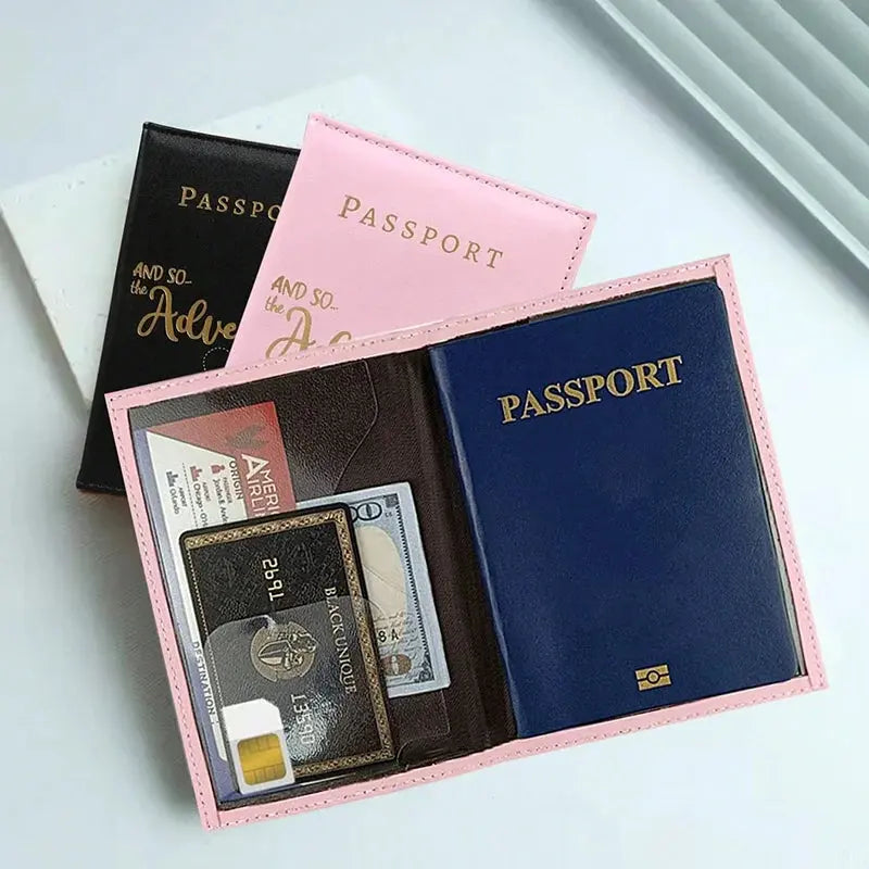 Passport Holder for Travel Personalized Passport Cover Wallet Case for Travel Accessories Passport Book Holders for Women/Men