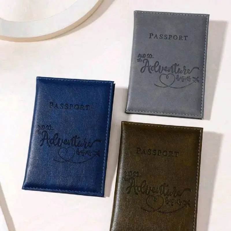 Passport Holder Wallet Cover Travel Essentials Pu Leather Card Case International Travel Accessories for Women/Men