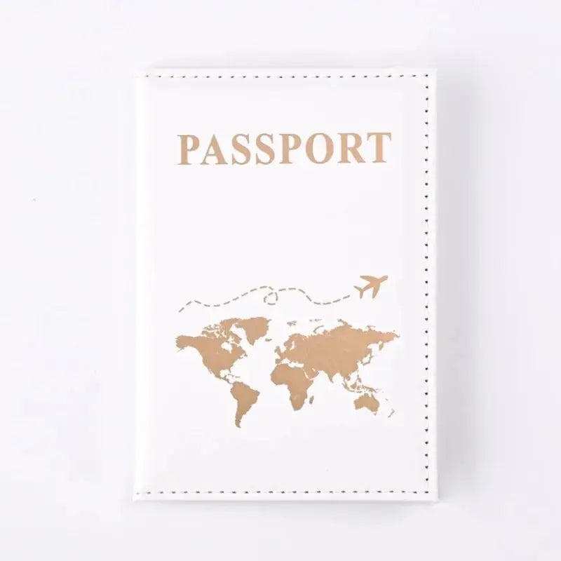 Passport Cover Passport Holder World Map Organizer Protective Card Case Credit Card Holder ID Document Passport Wallet