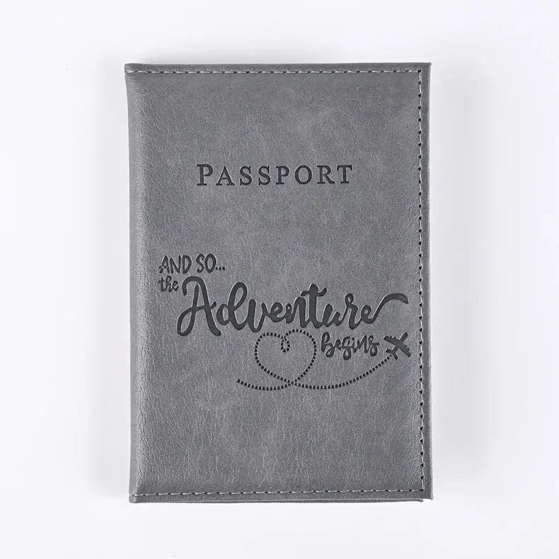 Passport Holder Wallet Cover Travel Essentials Pu Leather Card Case International Travel Accessories for Women/Men