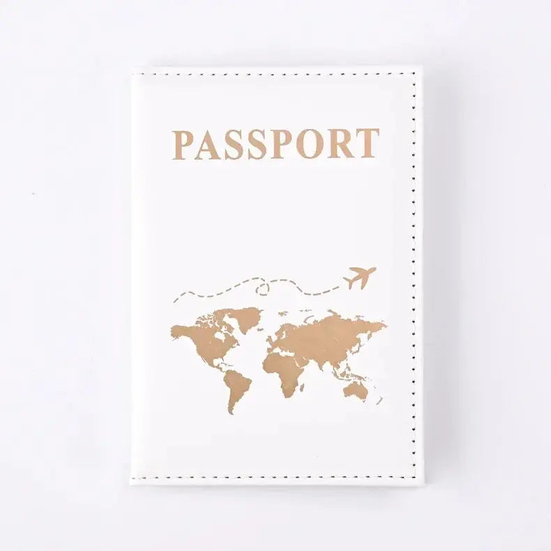 Fashion Women Travel Passport Cover Holder Case ID Credit Card Holder Travel Accessories Map Passports Wallet Ticket Protective