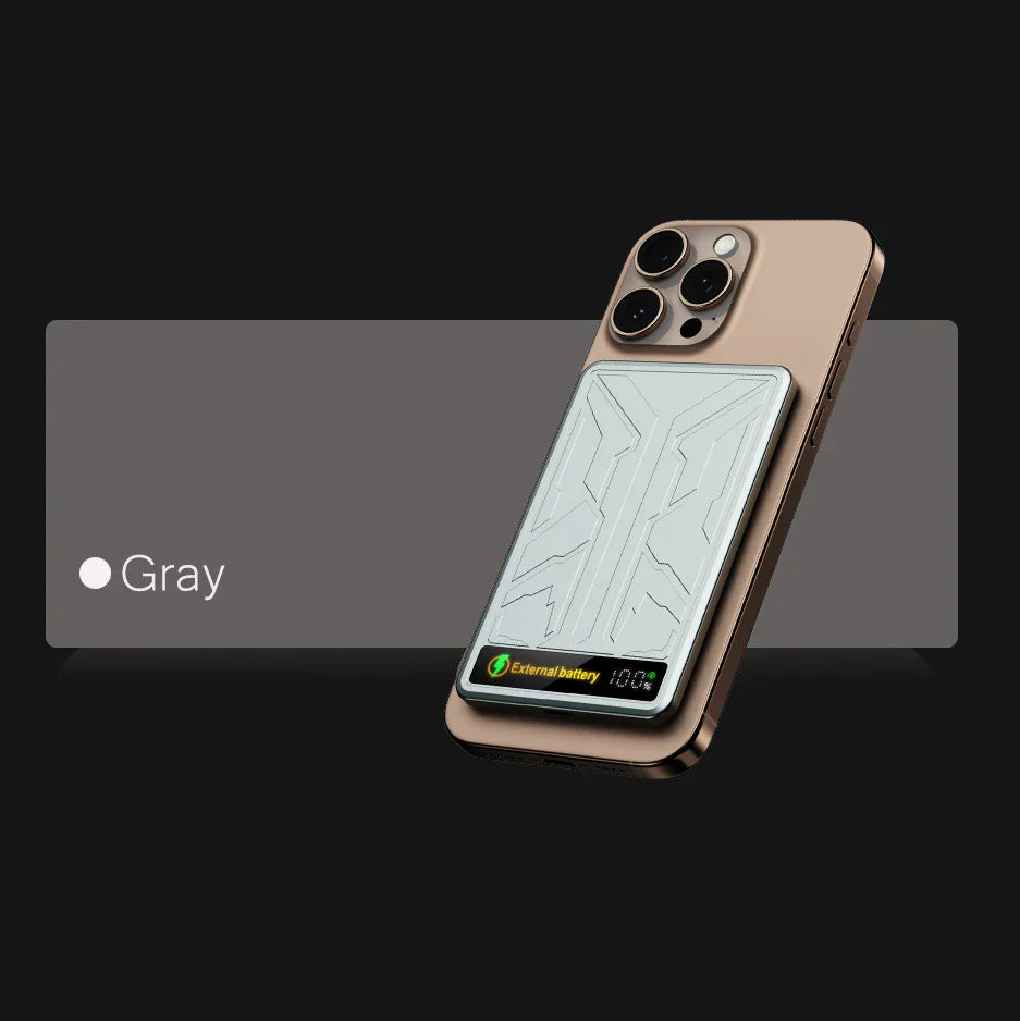 10000mAh CCC 3C Magsafe Power Bank Magnetic Wireless Phone Charger External Battery 20W Fast Charging for IPhone 16 15