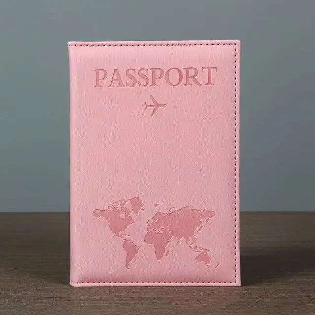 Slim Passport Holder Cove Map PU Passport Holder Travel Essential Cruise Must Have Passport Holders Portable for All Country