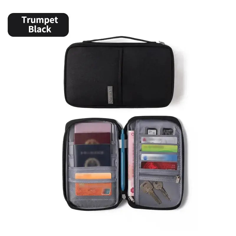1PC Portable Travel Plane Bag Waterproof High Quality Business Passport Bag Multi-functional Cationic Document Storage