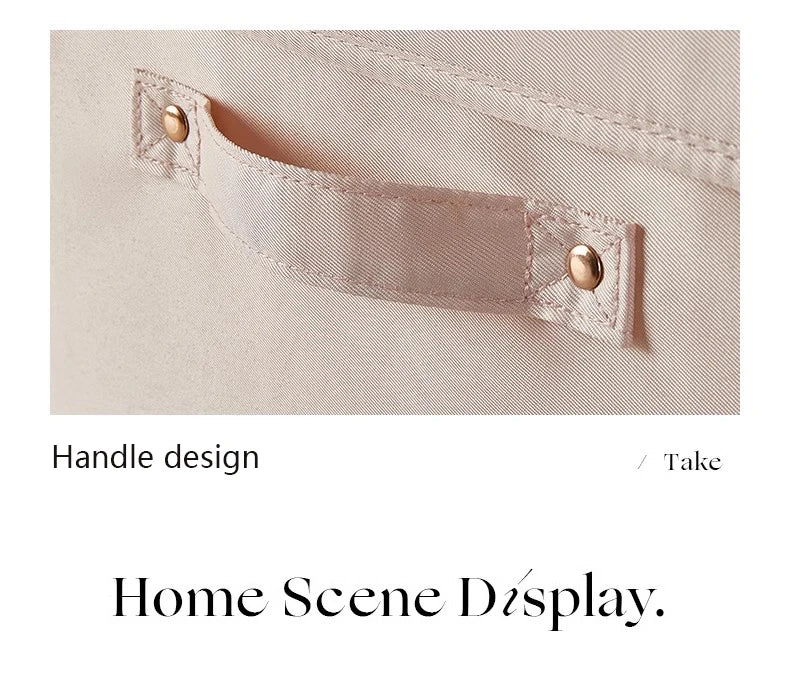 Fabric Foldable Storage Box With Lid Organizer For Clothes Large Capacity Quilt Blanket Toy Storage Closet Wardrobe Organizer