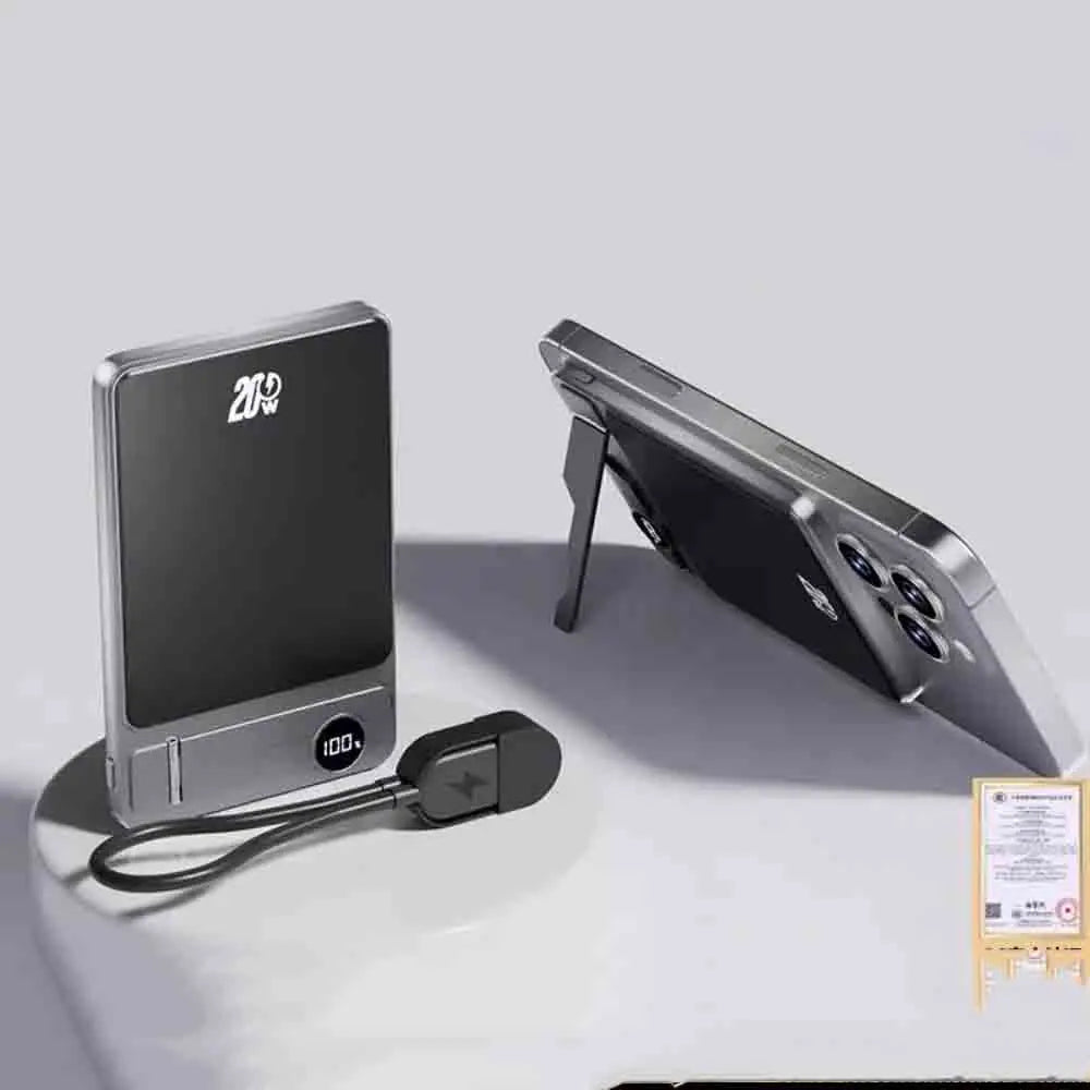 Ultra Slim 10000mAh Magnetic Power Bank CCC Certified Fast Charger for iPhone Watch Wireless Portable Battery For Samsung