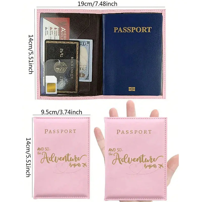Passport Holder for Travel Personalized Passport Cover Wallet Case for Travel Accessories Passport Book Holders for Women/Men