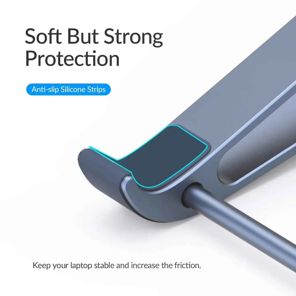 ORICO Laptop Stand Aluminium Laptop Stand Vertical Stand Notebook Desktop Holder Portable Tablet Stand for 13 to 17.4 inch Mac