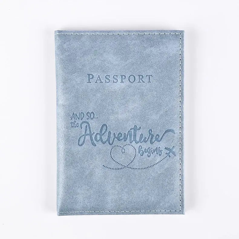 Passport Holder Wallet Cover Travel Essentials Pu Leather Card Case International Travel Accessories for Women/Men