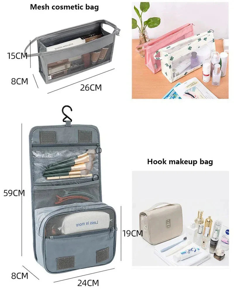 8/9/10/11 Pcs Set Travel Organizer Storage Bags Suitcase Packing Cubes Set Cases Portable Luggage Clothe Shoe Tidy Pouch Folding