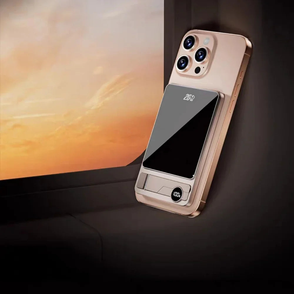 Ultra Slim 10000mAh Magnetic Power Bank CCC Certified Fast Charger for iPhone Watch Wireless Portable Battery For Samsung