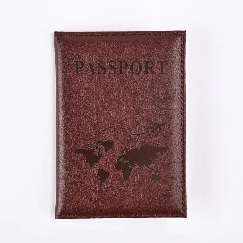 Passport Holder Wallet Cover Travel Essentials Pu Leather Card Case International Travel Accessories for Women/Men