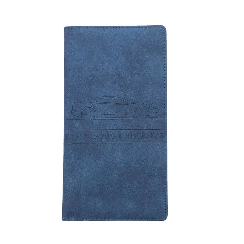 Passport Storage Folder Solid Color Car Driving Documents Credit Card Holders Purse Travel Passport Holder Driver License Bag