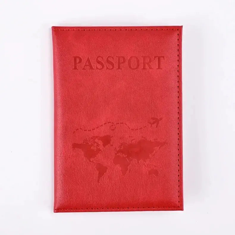 Passport Holder Wallet Cover Travel Essentials Pu Leather Card Case International Travel Accessories for Women/Men